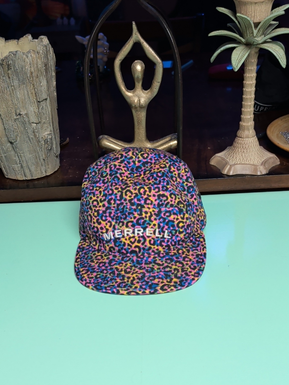 Merrell Multicolor Leopard Print Cap